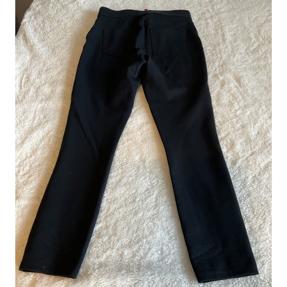 Spanx By Sara Blakely Ankle Leggings Black, Faux Front Pockets Size M. - Picture 2 of 7